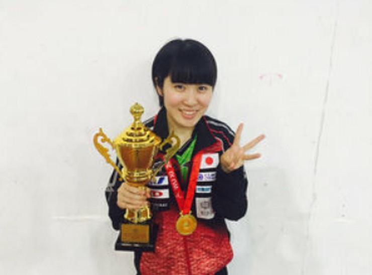 2017アジア選手権女子シングルス優勝の平野美宇